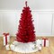 Northlight 4' Pre-Lit Slim Red Artificial Christmas Tree - Clear Lights